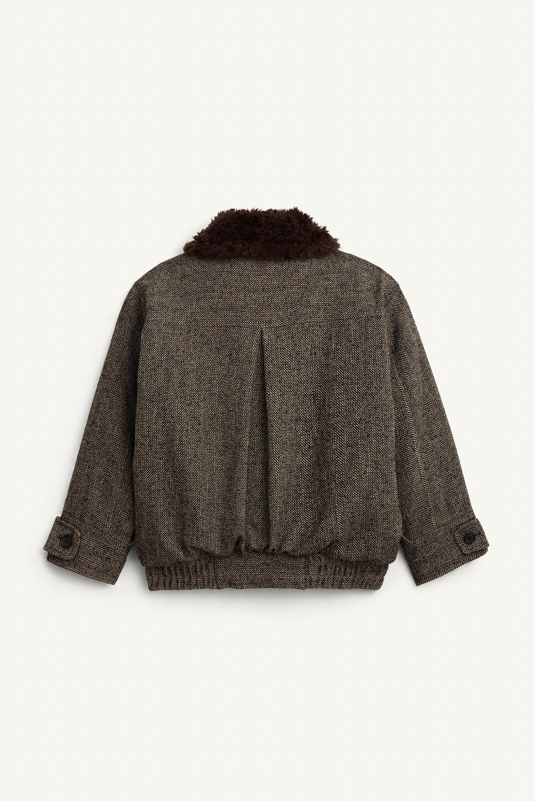 LIMITED EDITION HERRINGBONE COMBINED BOMBER JACKET - Image 7