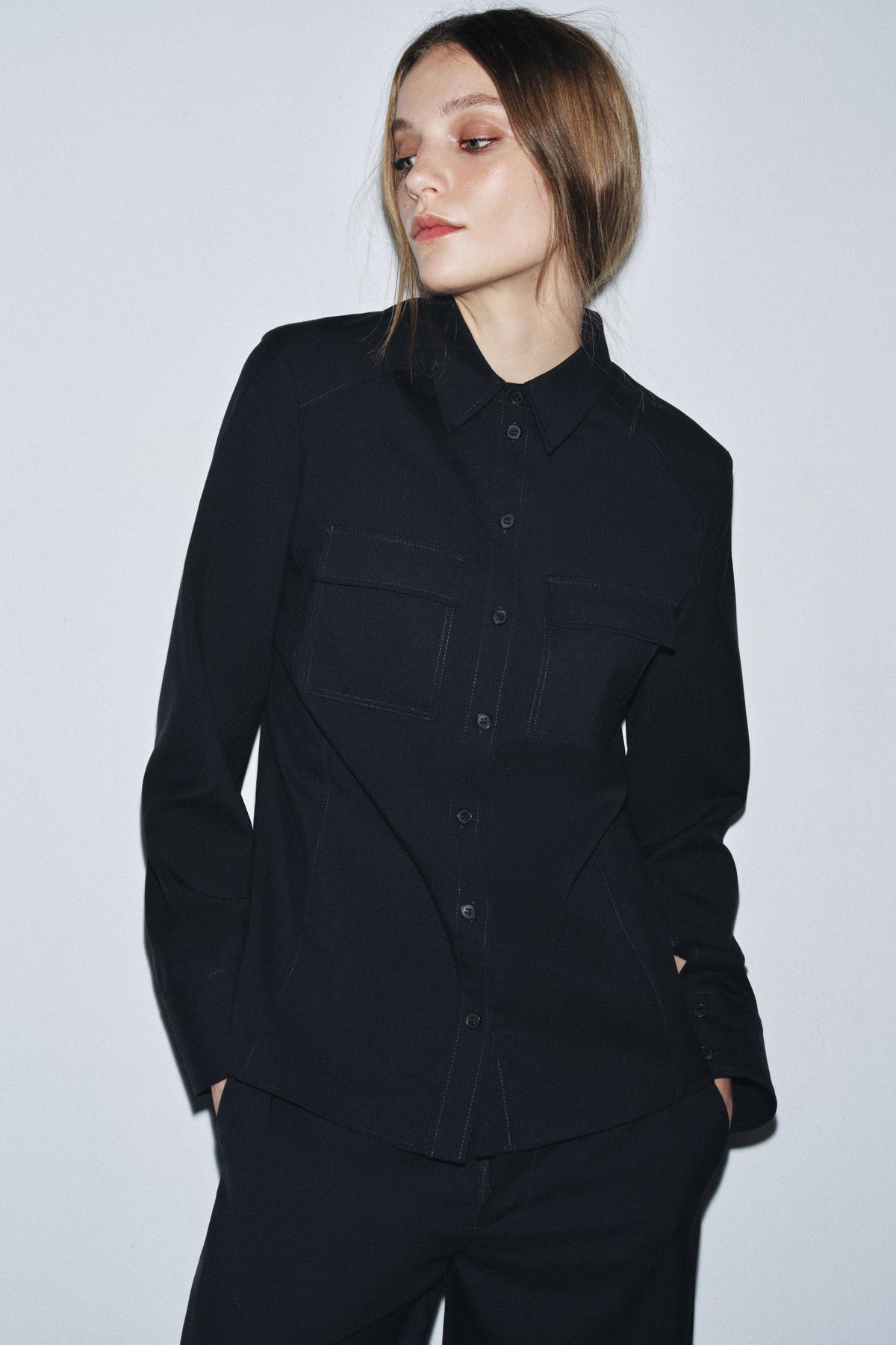 Hemd aus 100 % Wolle