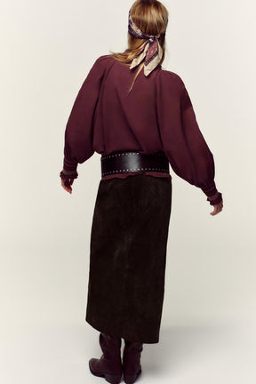 Hemd mit bestickten Quasten