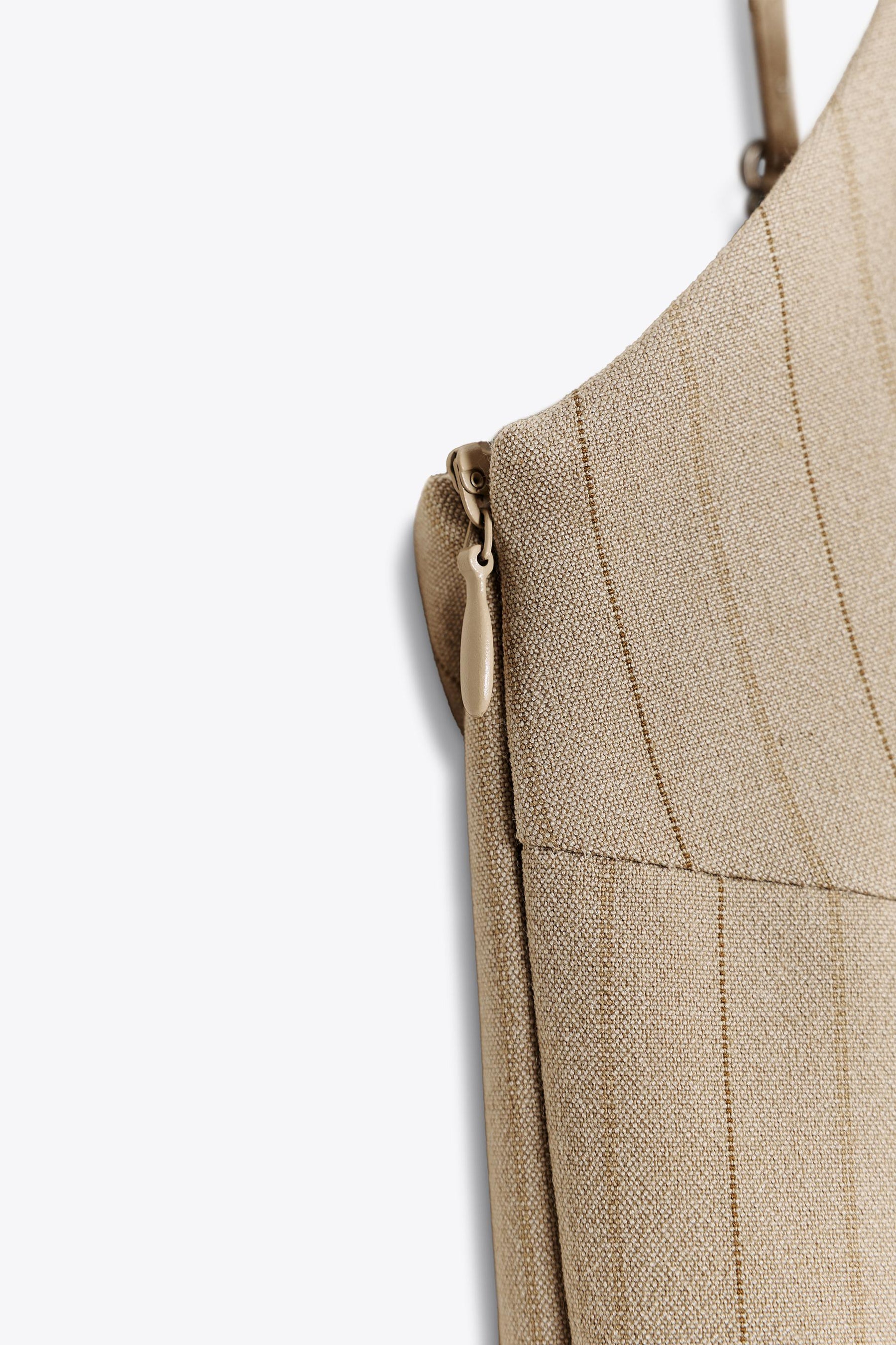 STRIPED PLAYSUIT WITH BELT - Image 8