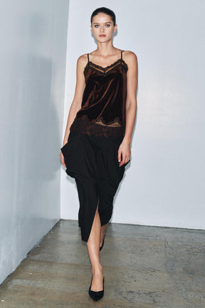 Samtspitzen-Camisole