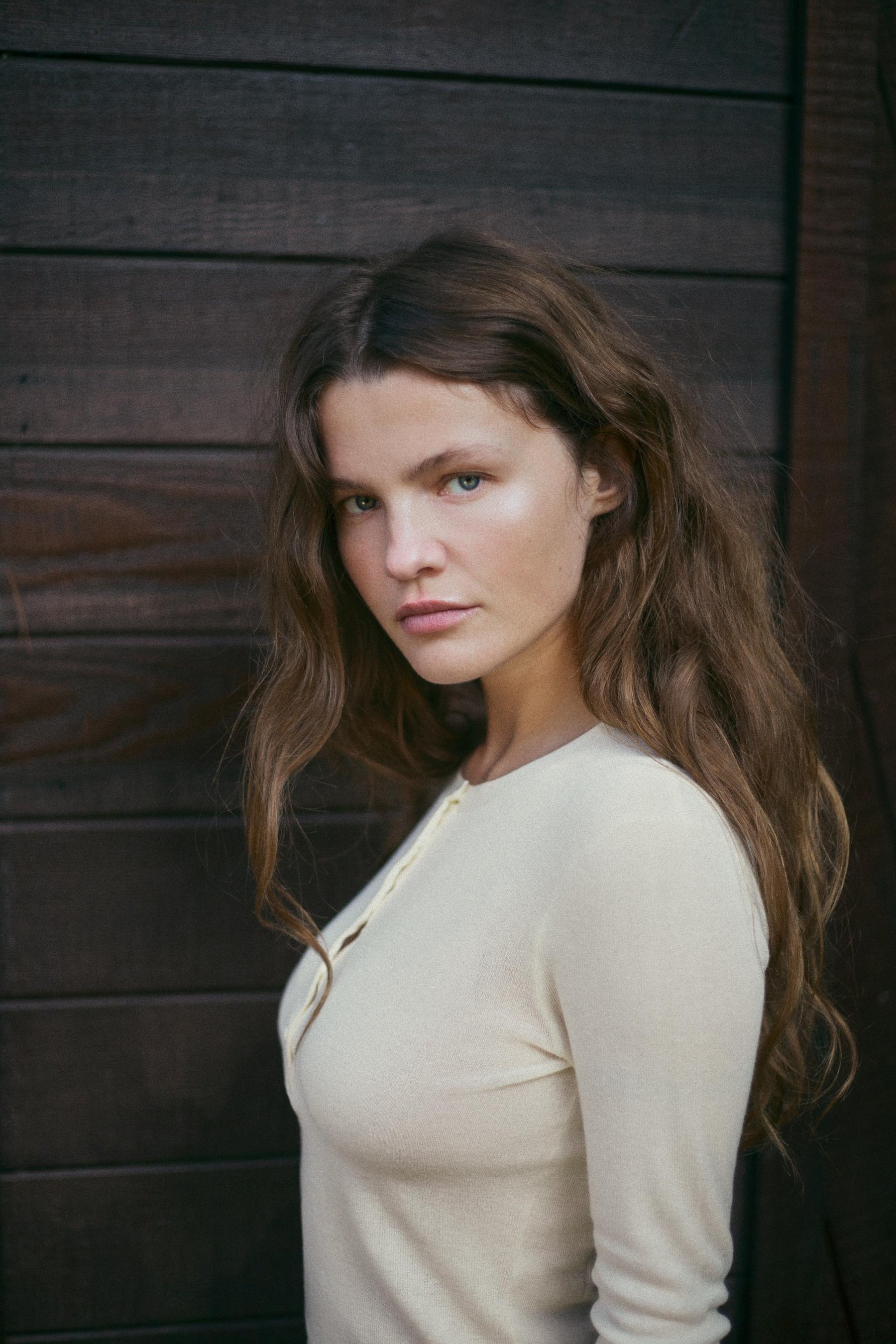 Baumwollhemd mit Knöpfen