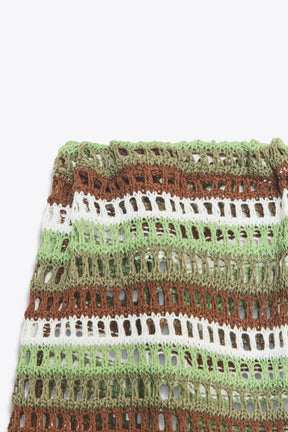 Gehäkelte Shorts mit Kordelzug