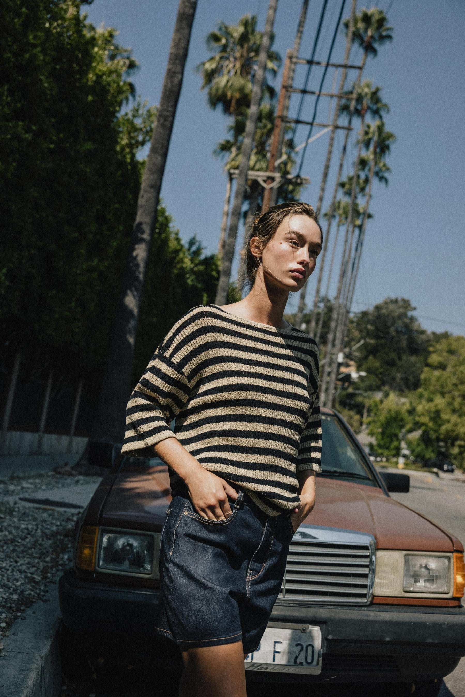 CUT KNIT CAPE JUMPER - Image 3