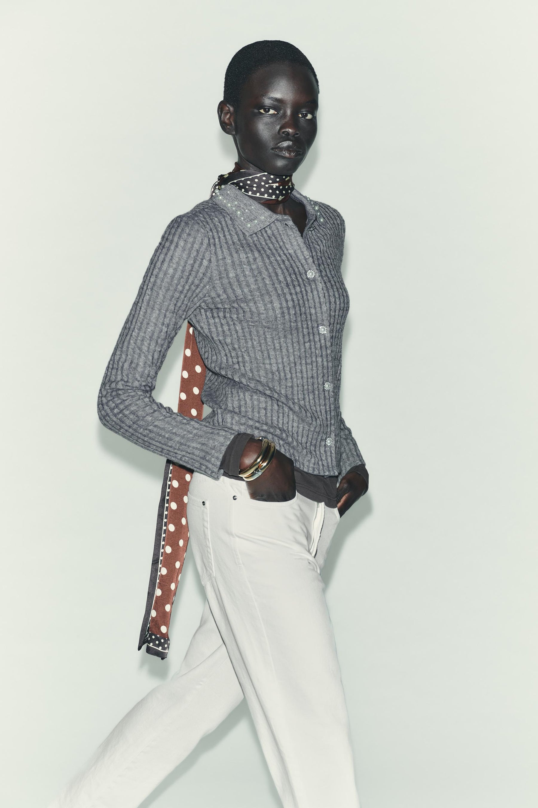 Cardigan mit Cut-out-Details