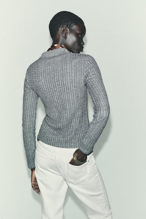 Cardigan mit Cut-out-Details