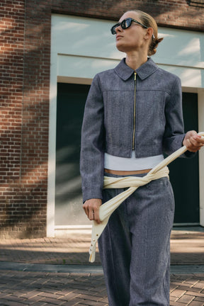 SHORT ZIP-UP JACKET - Image 5