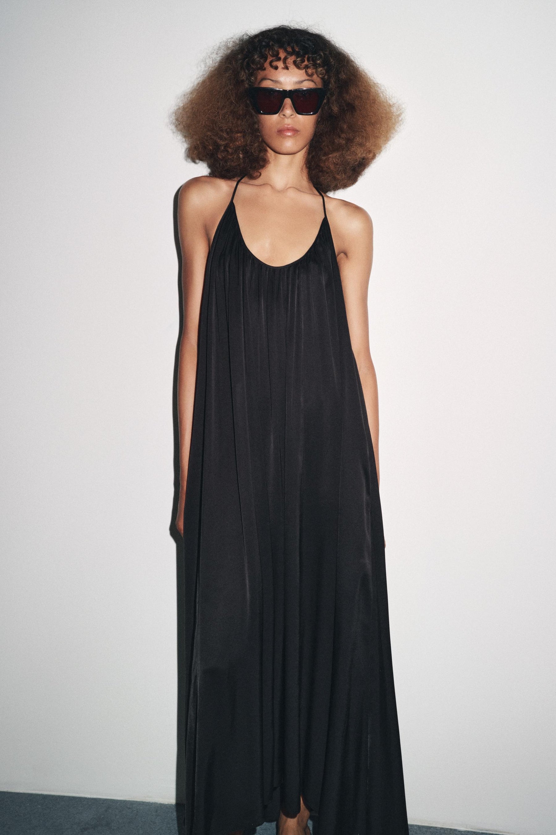 Satin-Camisole-Kleid