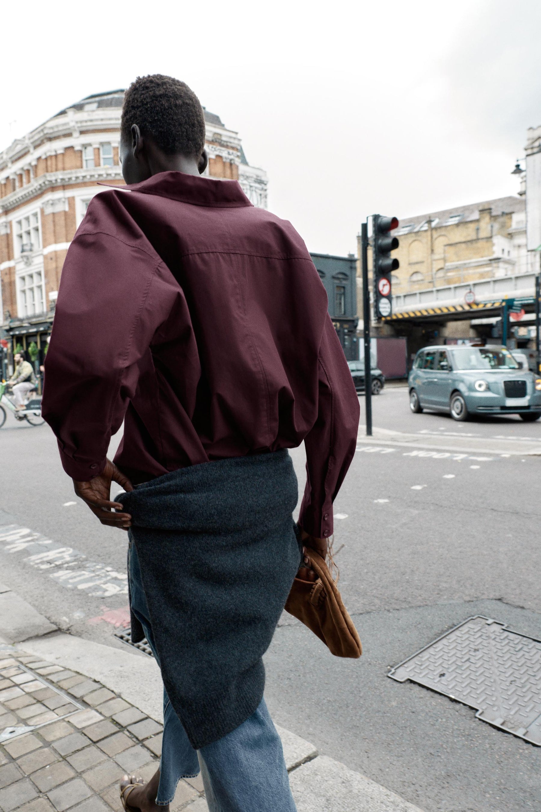 Oversize-Popelinehemd