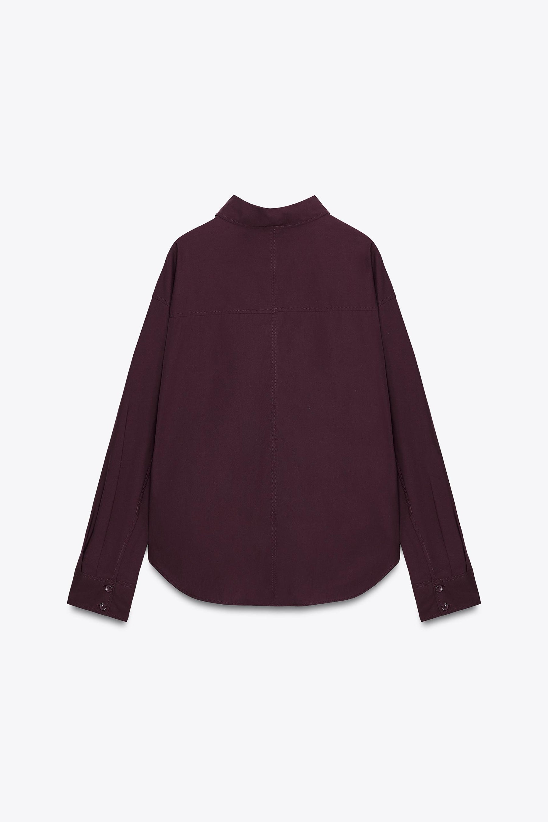 Oversize-Popelinehemd