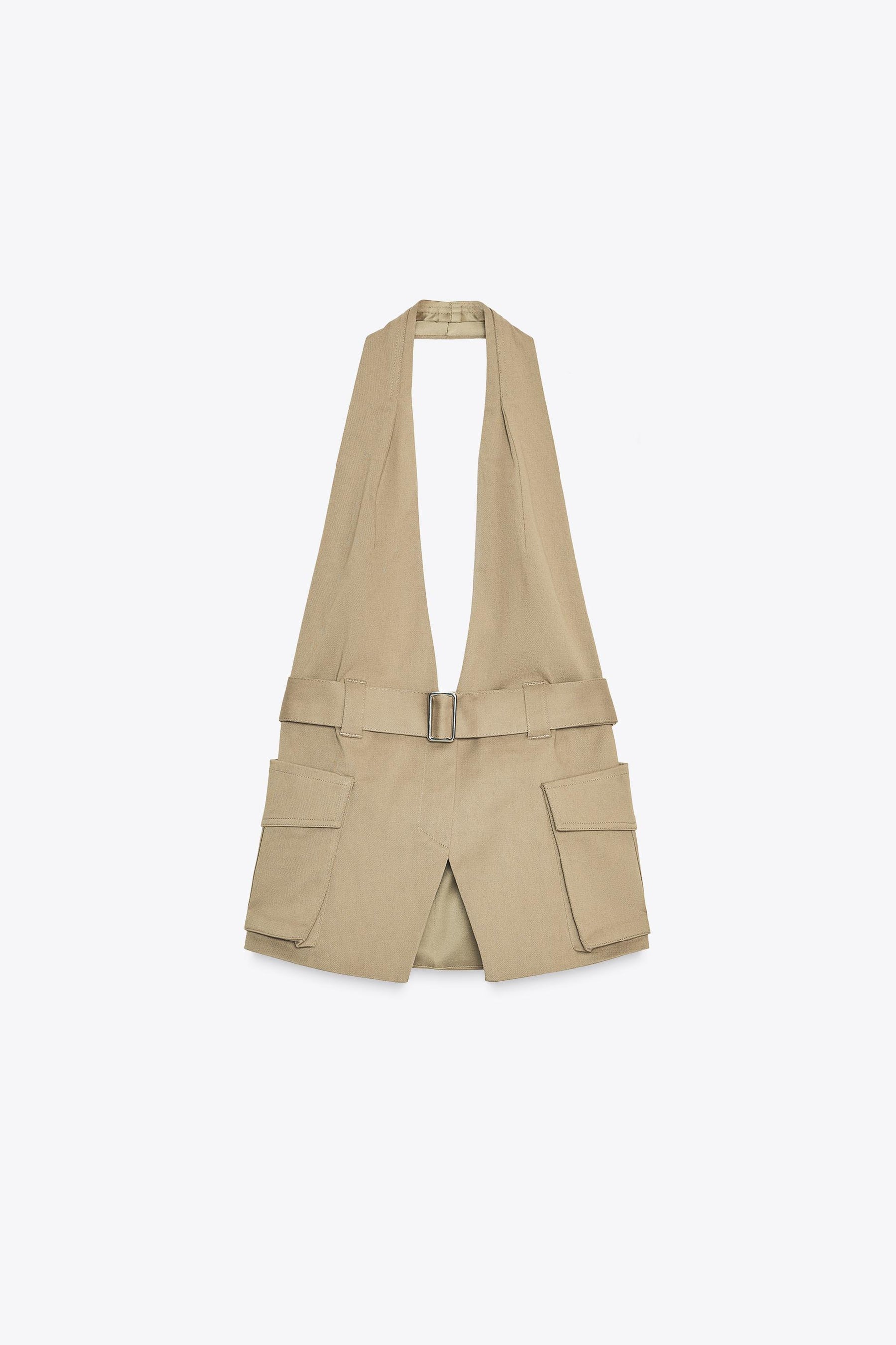 Ärmelloses Top mit Tasche