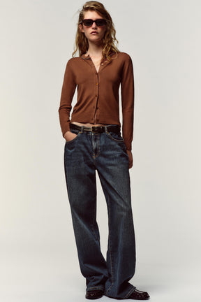 Strickjacke mit Juwelenmuster