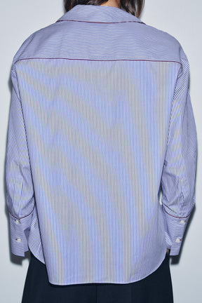 Hemd mit Kontrastbesatz