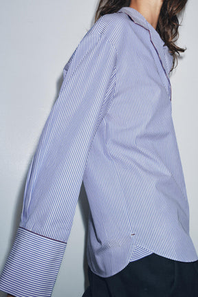 Hemd mit Kontrastbesatz