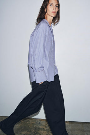 Hemd mit Kontrastbesatz