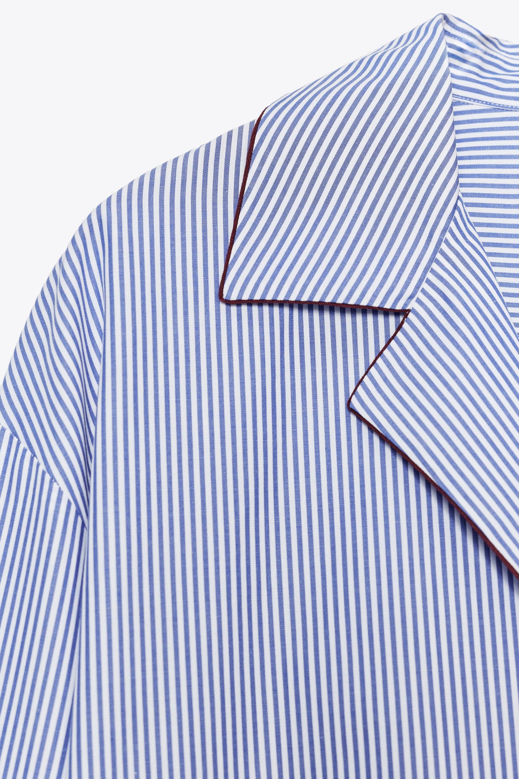 Hemd mit Kontrastbesatz