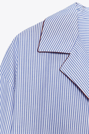 Hemd mit Kontrastbesatz