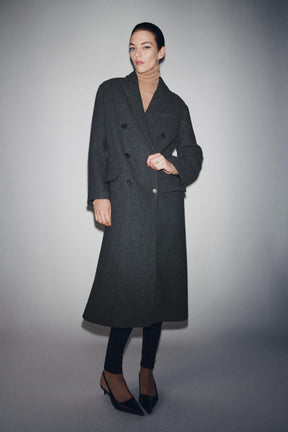 ZW COLLECTION LONG OVERSIZED COAT - Image 1