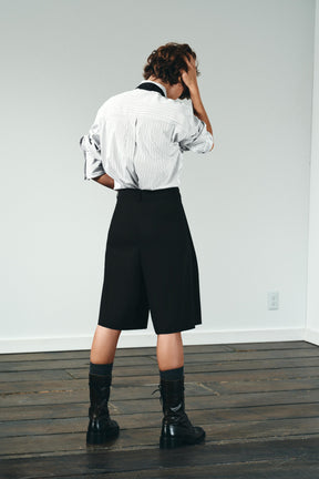 Popeline-Krawattenhemd