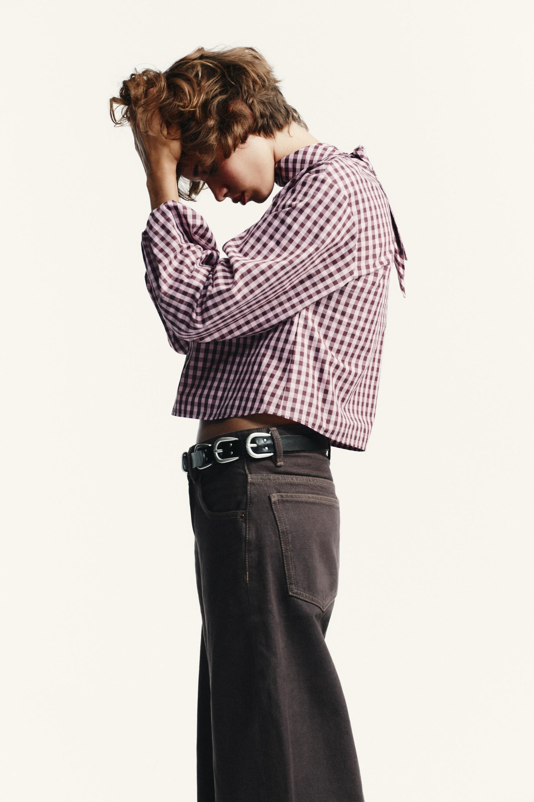 Gingham-Popeline-Hemd