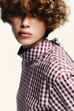 Gingham-Popeline-Hemd