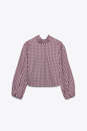 Gingham-Popeline-Hemd