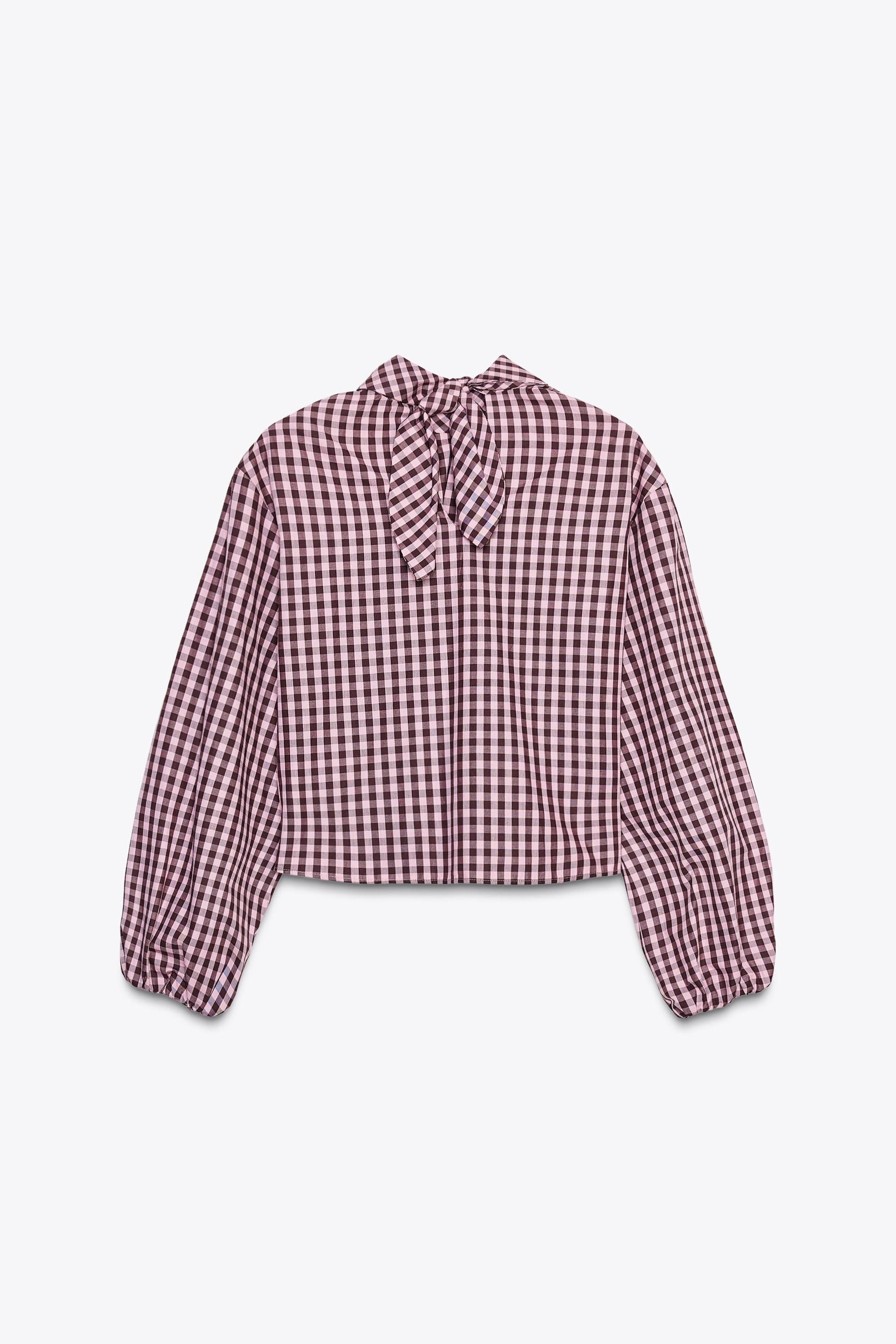 Gingham-Popeline-Hemd