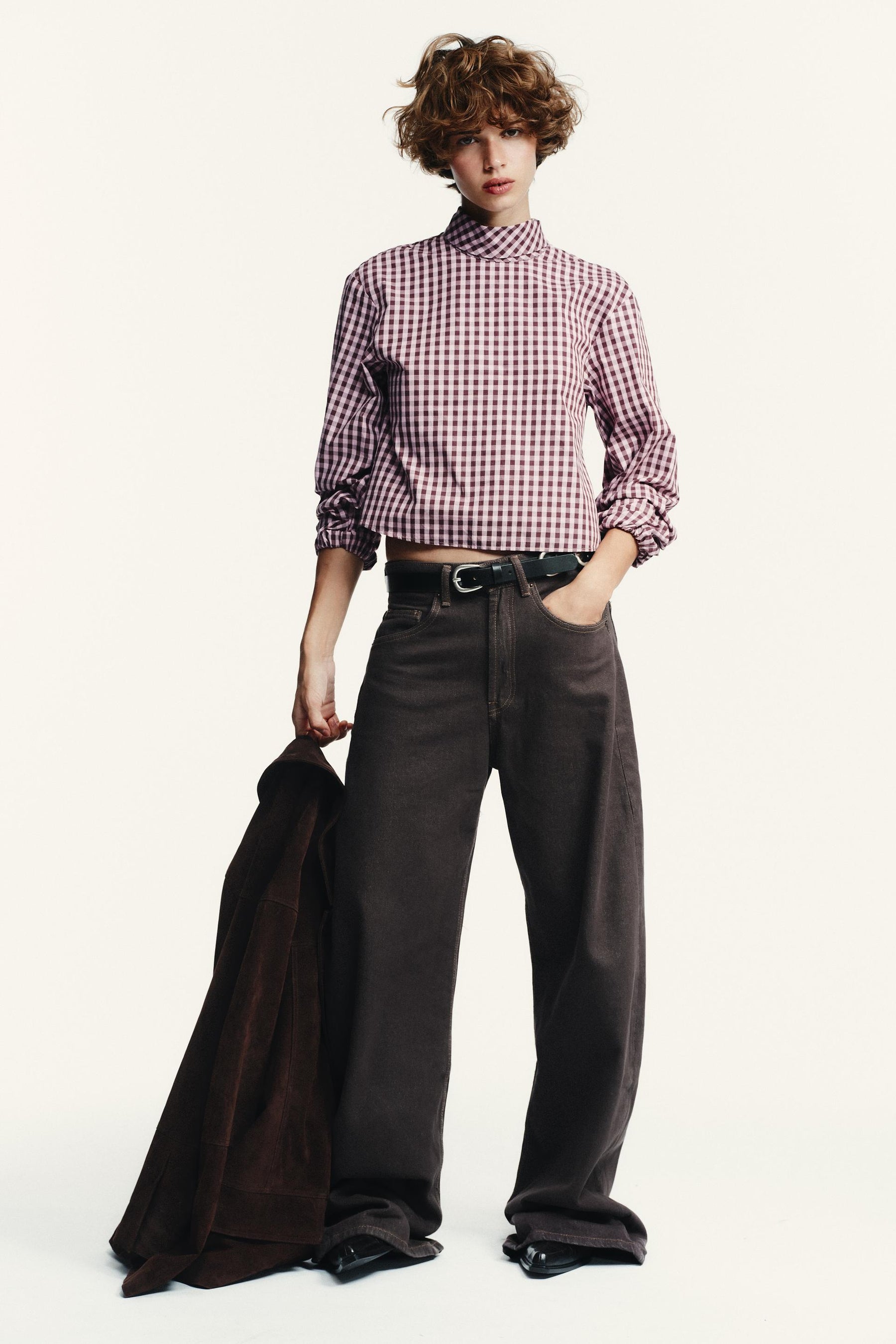 Gingham-Popeline-Hemd