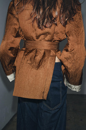 ZW COLLECTION JACQUARD KIMONO JACKET - Image 2