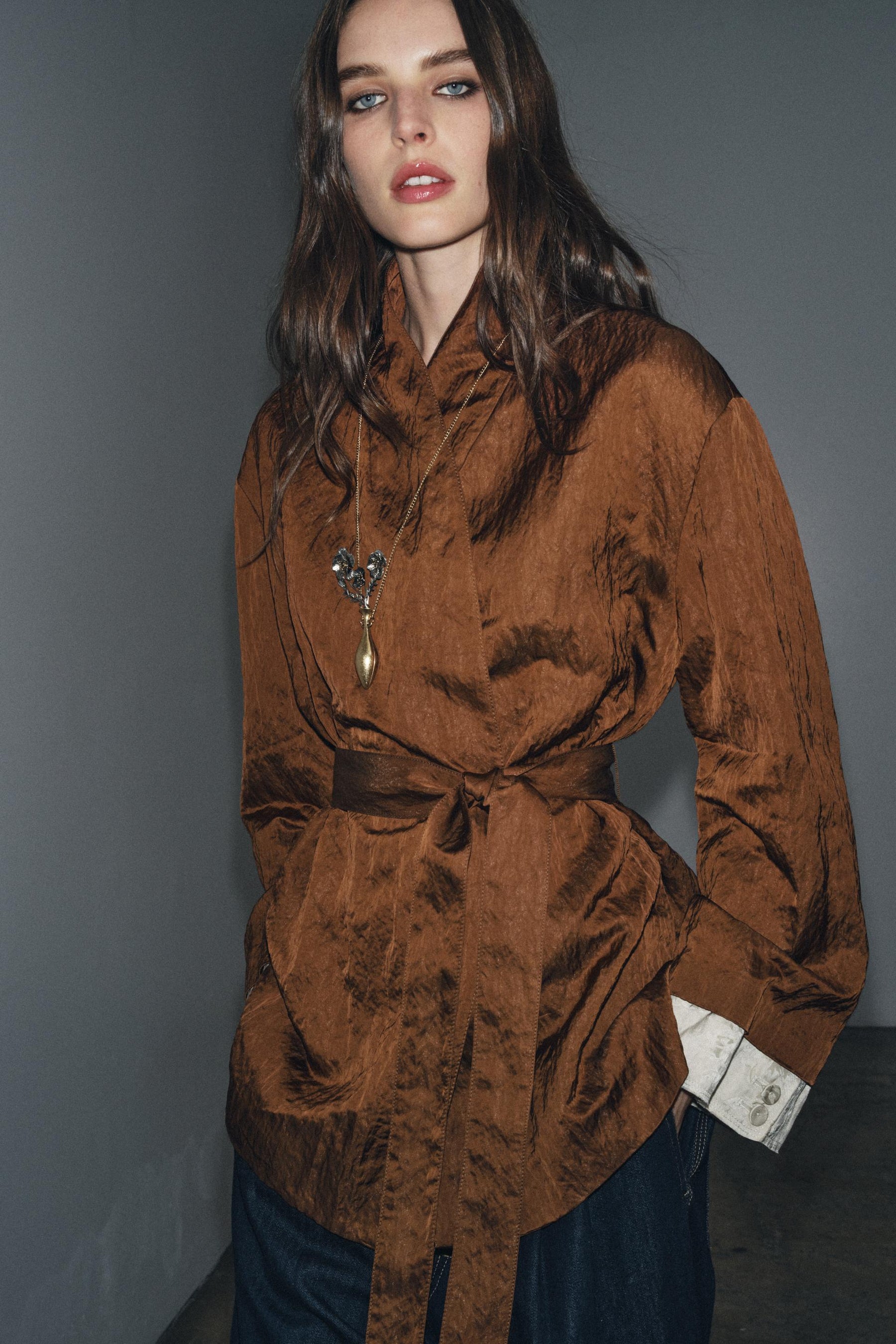 Jacquard-Kimono-Jacke