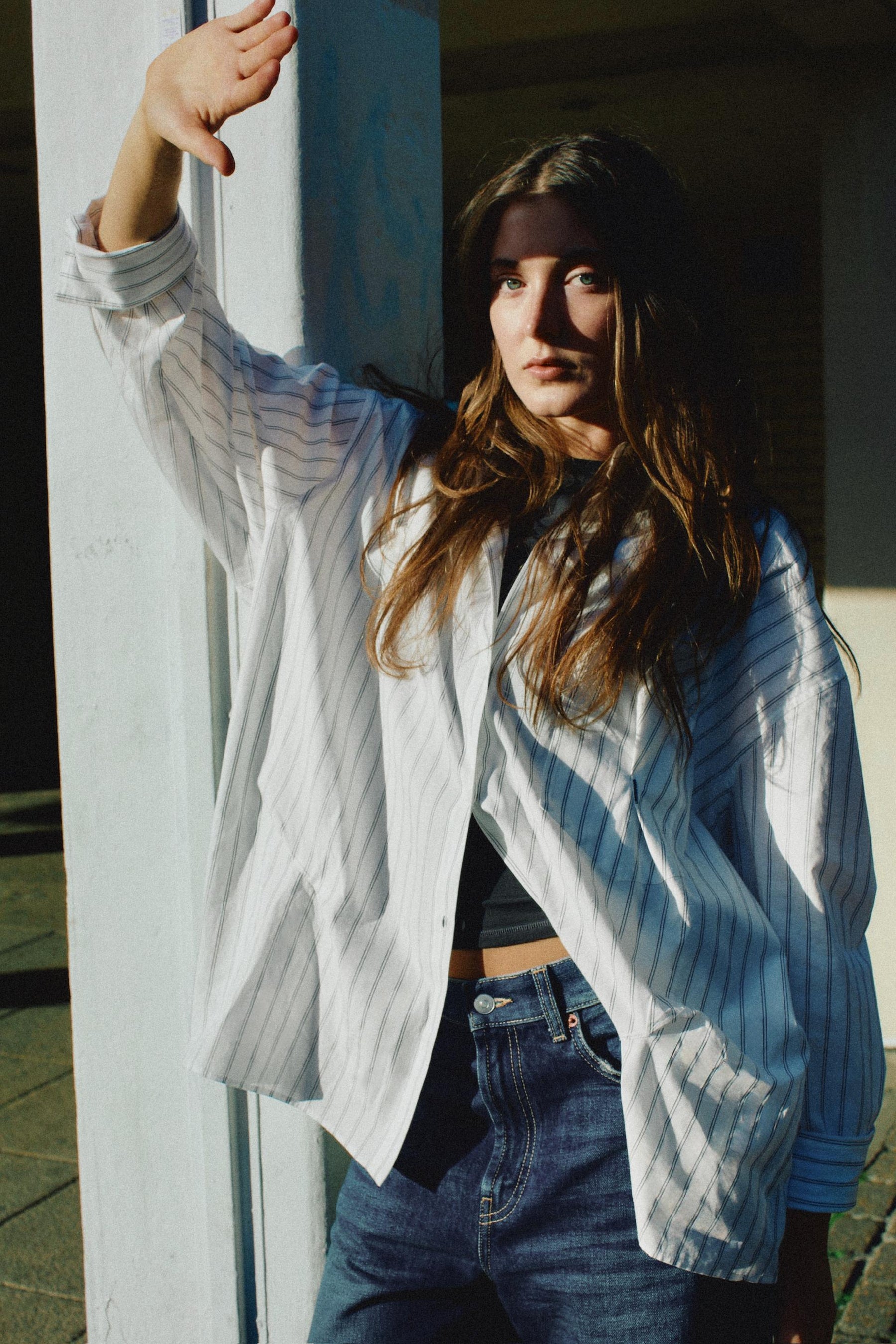 ÜBERGRÖSSE POPELINENHEMD