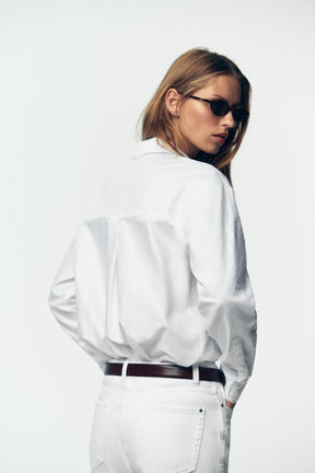 Oxford-Hemd mit Tasche