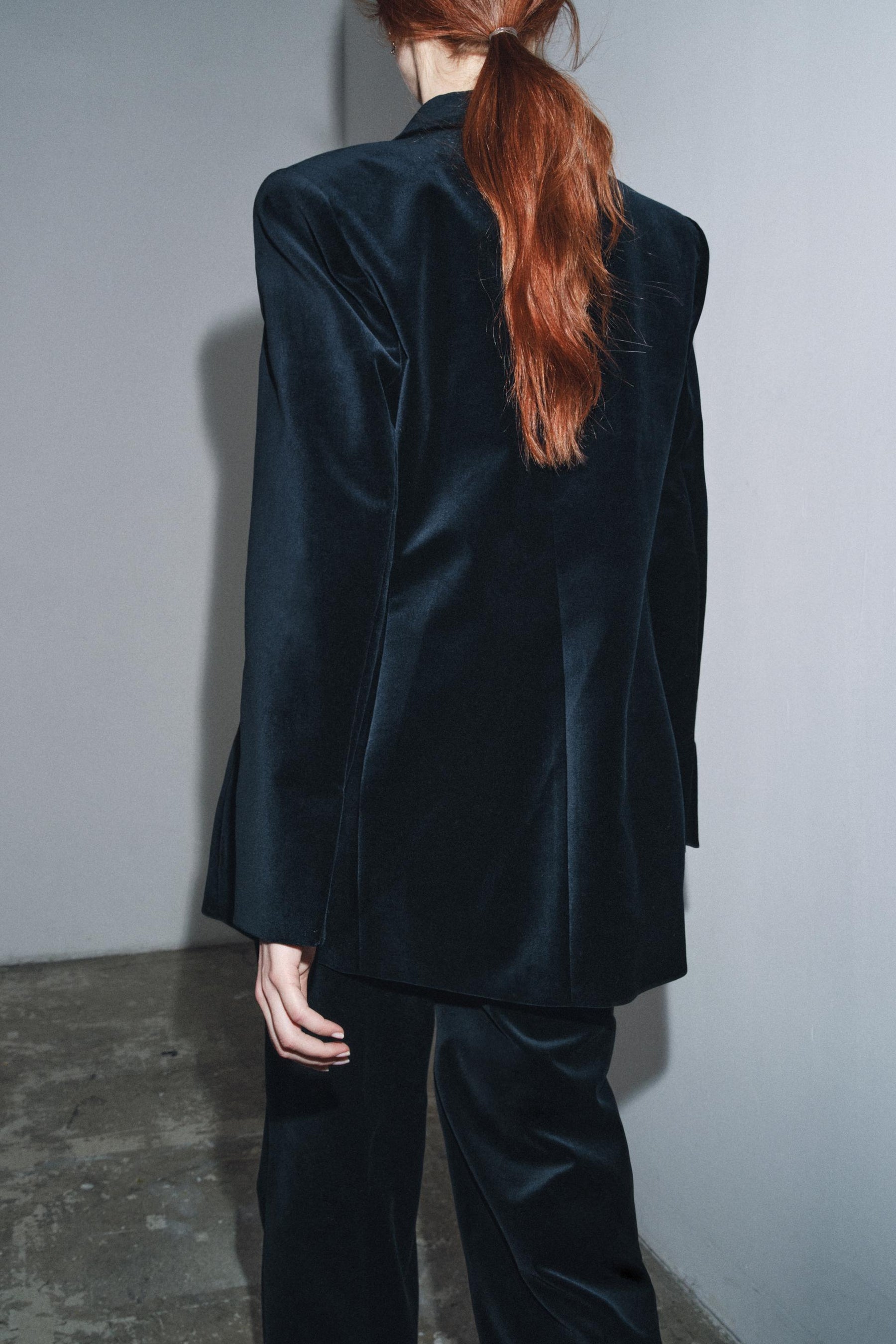 Velvet Flare Trousers Limited