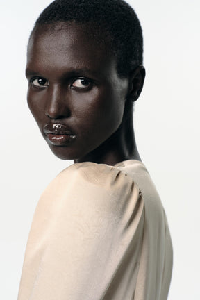 Bluse mit Knittereffekt