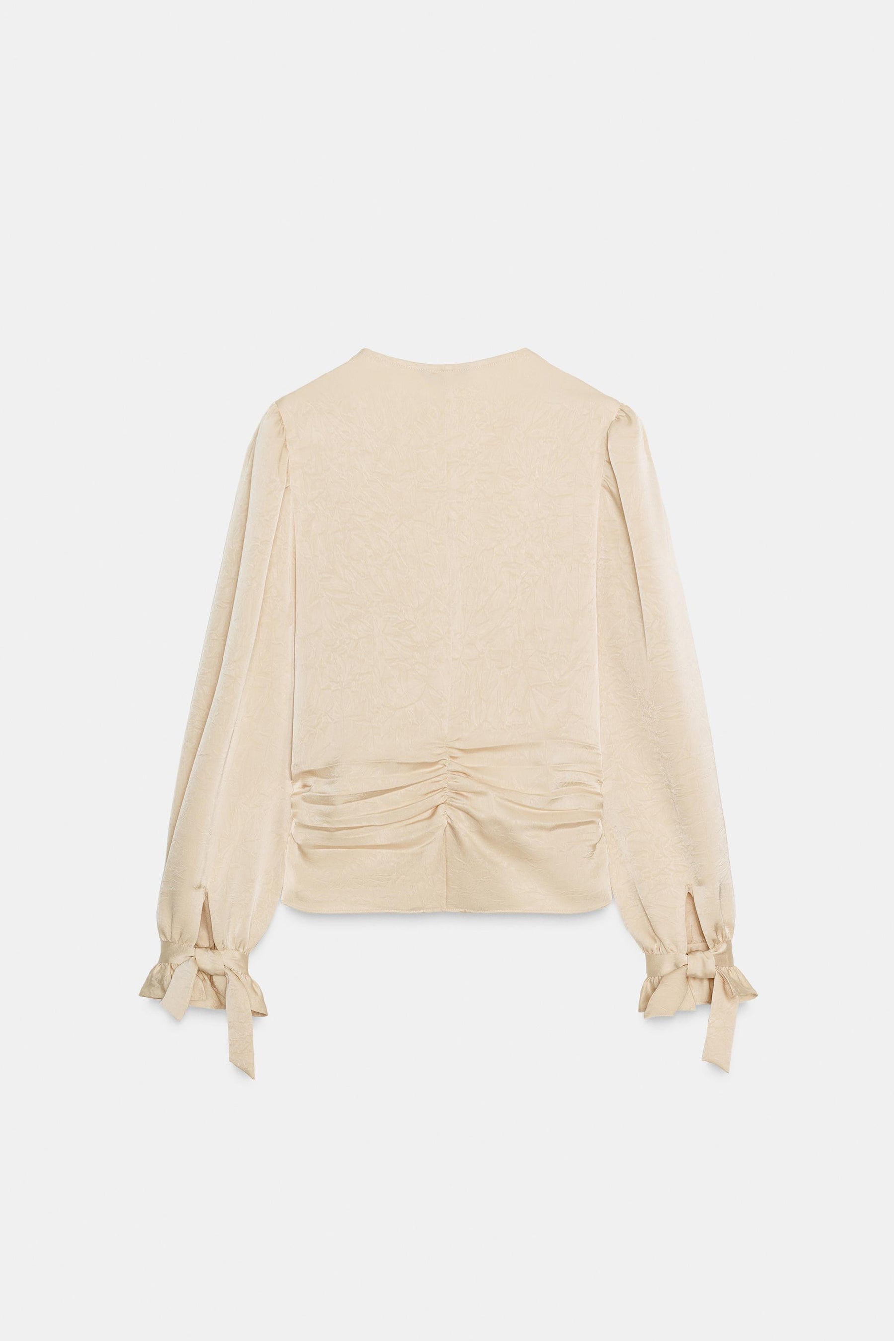 Bluse mit Knittereffekt