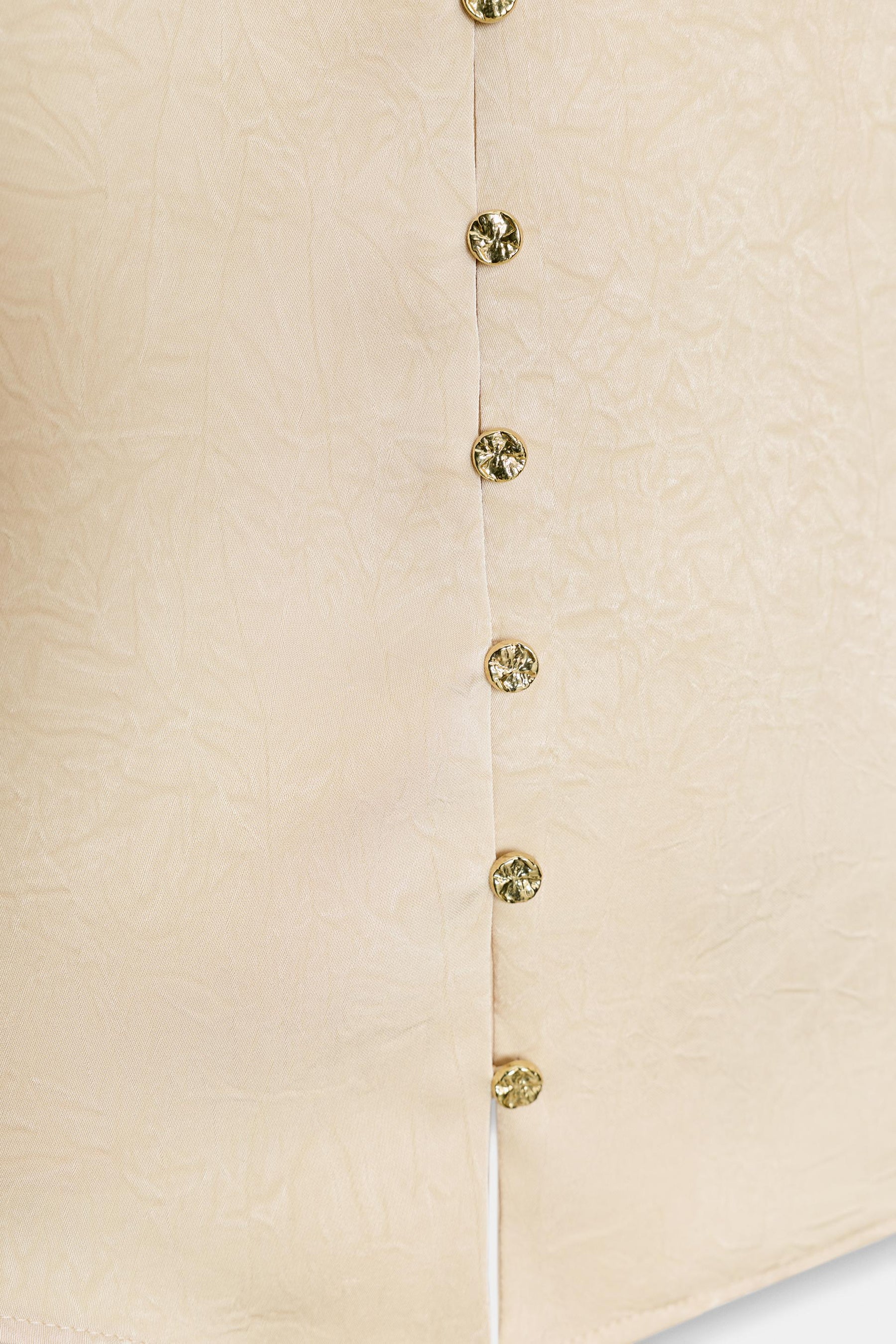 Bluse mit Knittereffekt