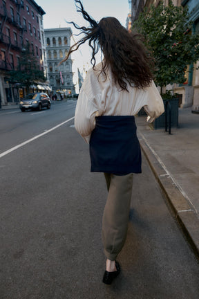 ÜBERGROSSES GESTREIFTES HEMD