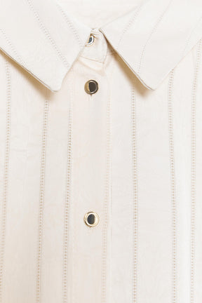 ÜBERGROSSES GESTREIFTES HEMD