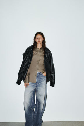 Hemd mit tailliertem Saum