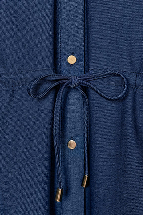 Safarihemd mit Kordelzug