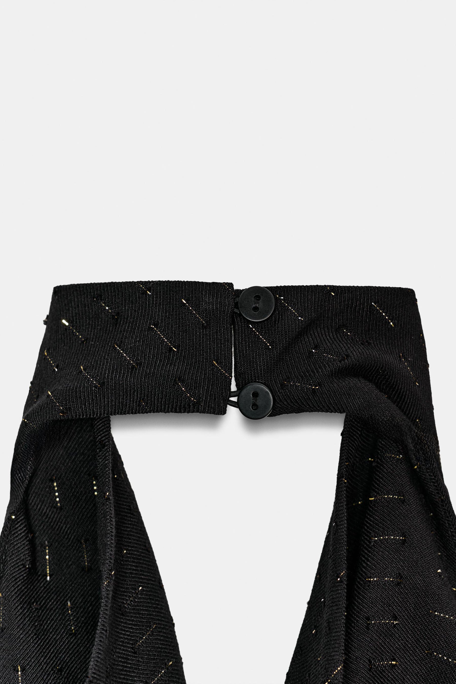 METALLISCHES HALTER-TOP