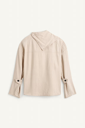 Gestreiftes Hemd mit Tasche