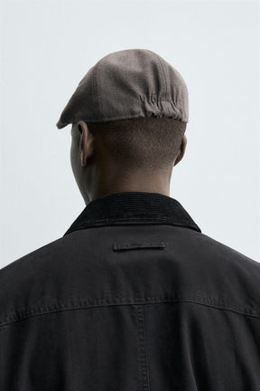 FLANNEL HOUNDSTOOTH BERET - Image 3