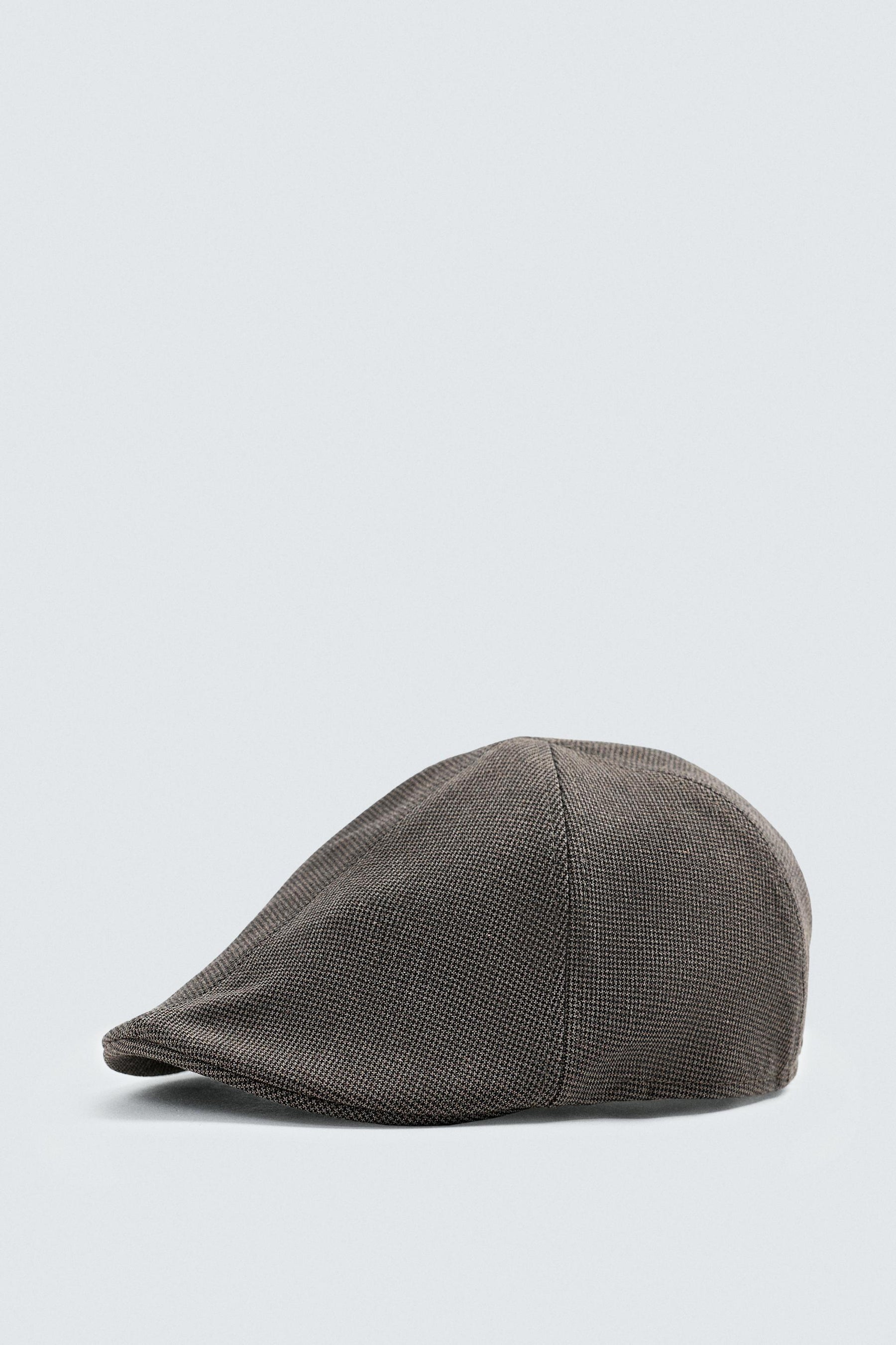 FLANNEL HOUNDSTOOTH BERET - Image 5