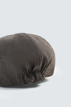 FLANNEL HOUNDSTOOTH BERET - Image 7