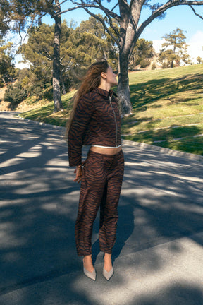 Jacke mit Tiermuster