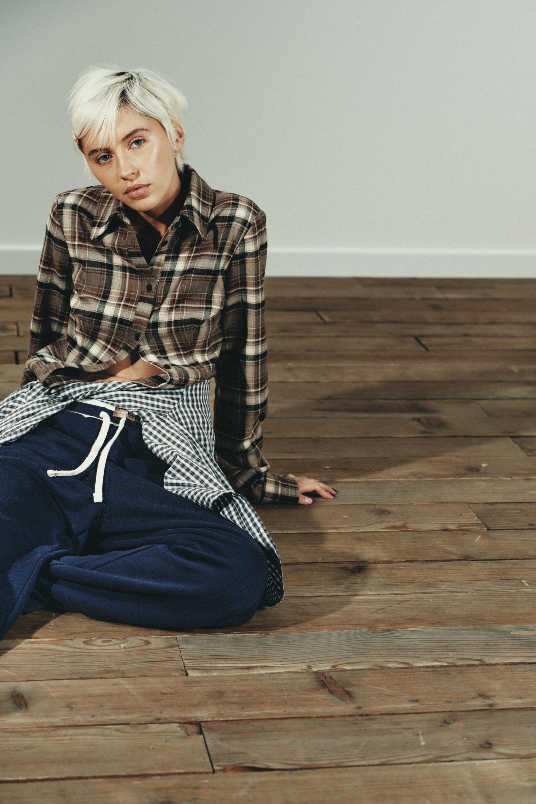 Maßgeschneidertes kariertes Hemd