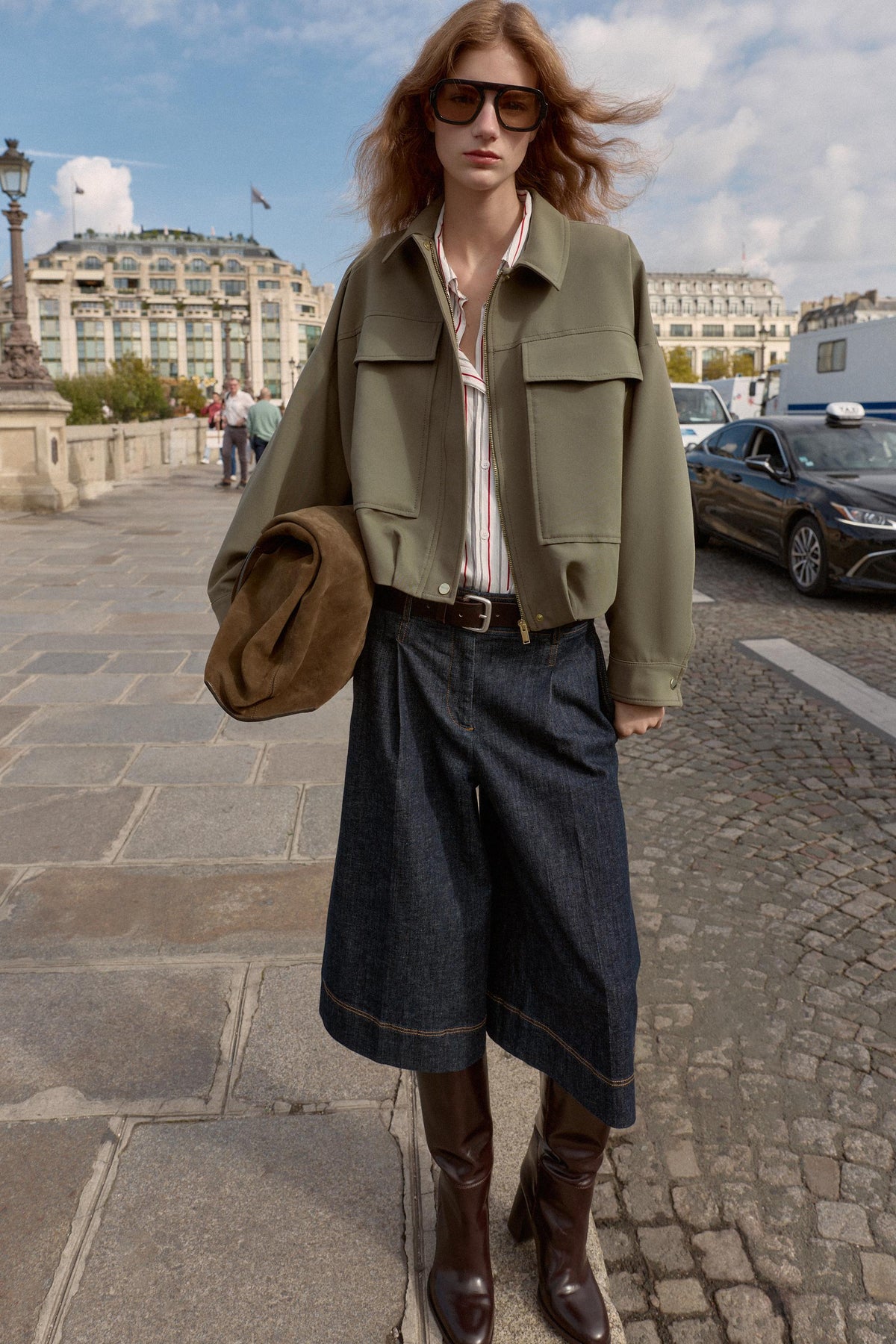 BOMBERJACKE MIT TASCHEN