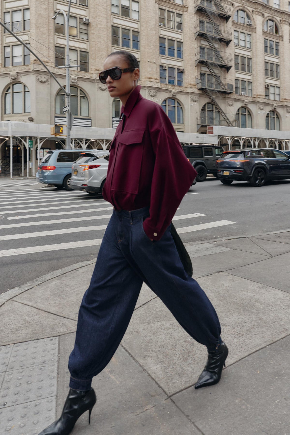 BOMBER JACKET WITH LARGE POCKETS - Image 1