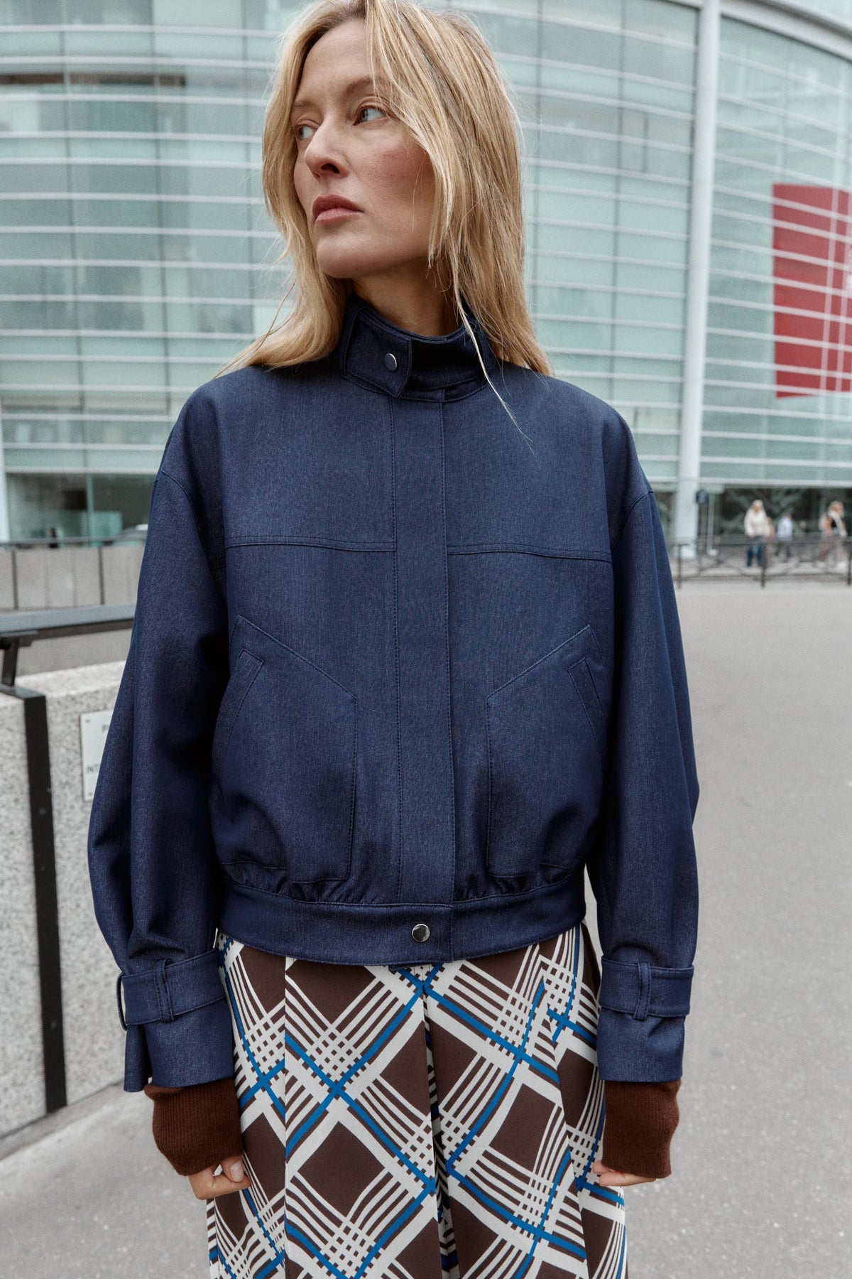 HIGH-NECK BOMBER JACKET - Image 2